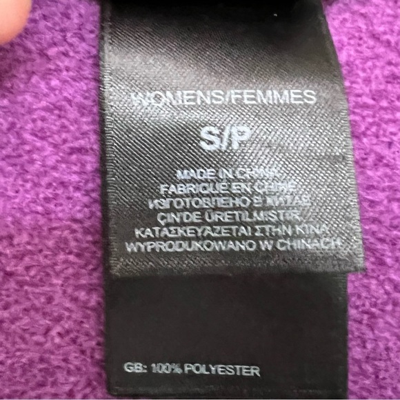 The North Face Women's Mezzaluna Full Zip Hoodie Purple And Teal Size Small - Picture 6 of 11